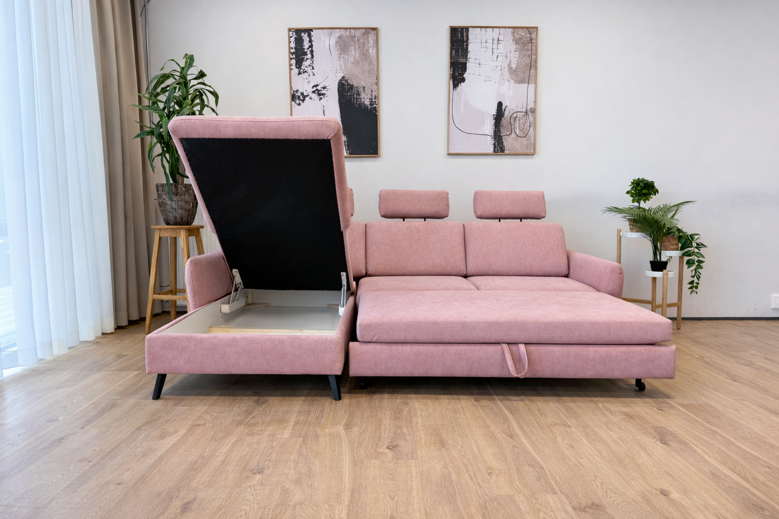 Diivanvoodi Malta roosa - Image 2