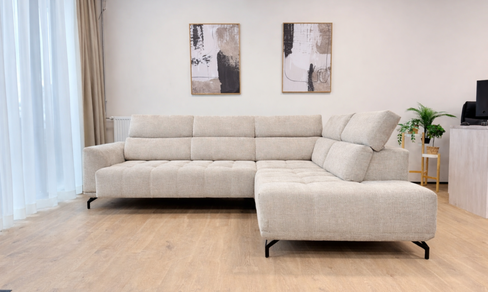 Elektriline nurgadiivan Miami beež