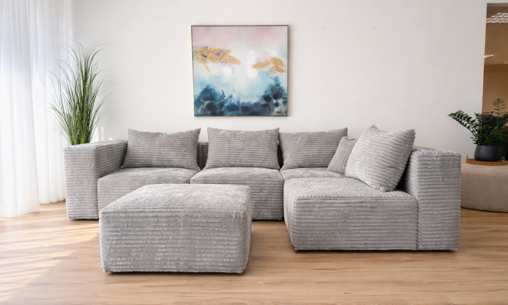 Mooduldiivan Lego XL helehall