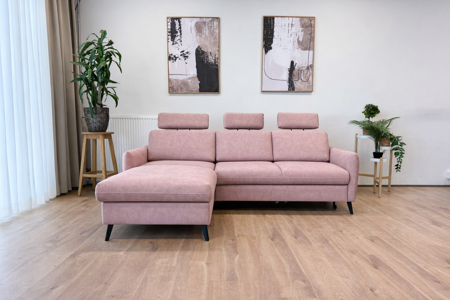 Diivanvoodi Malta roosa