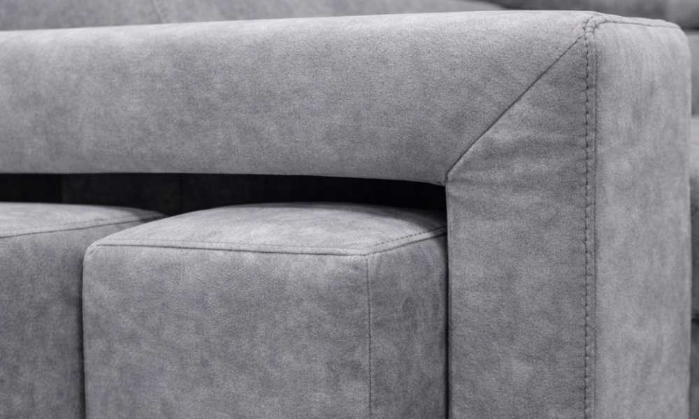 Tumbadega diivanvoodi Valencia, helehall, 11 kohaline diivan suur nurgadiivan