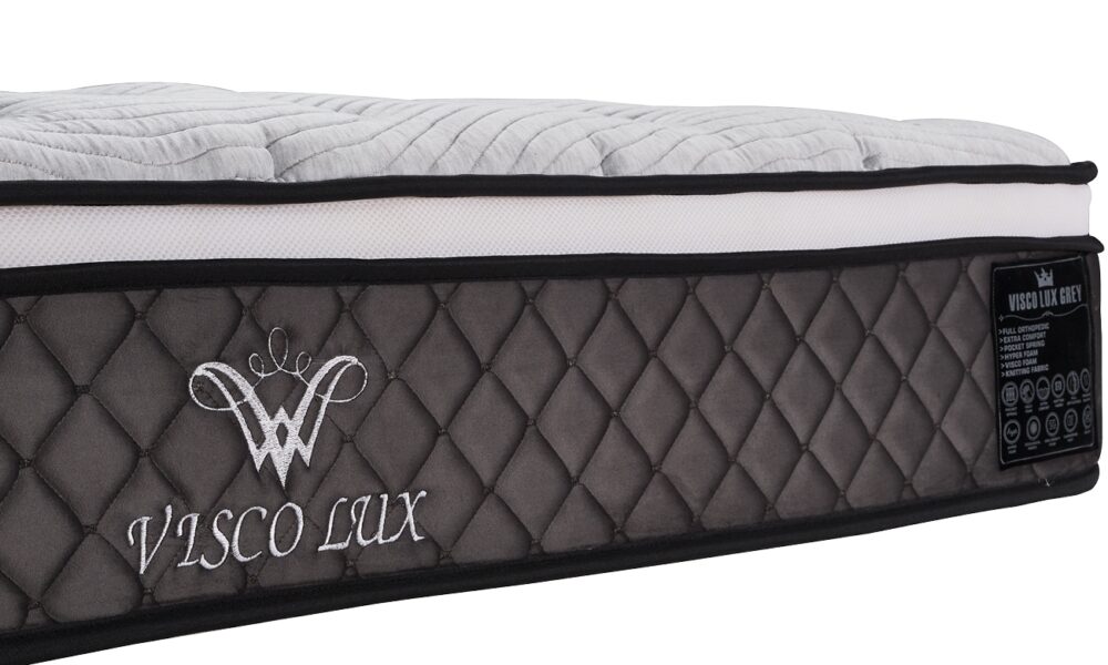 Madrats Visco Lux Grey 140x200 - Pilt 5