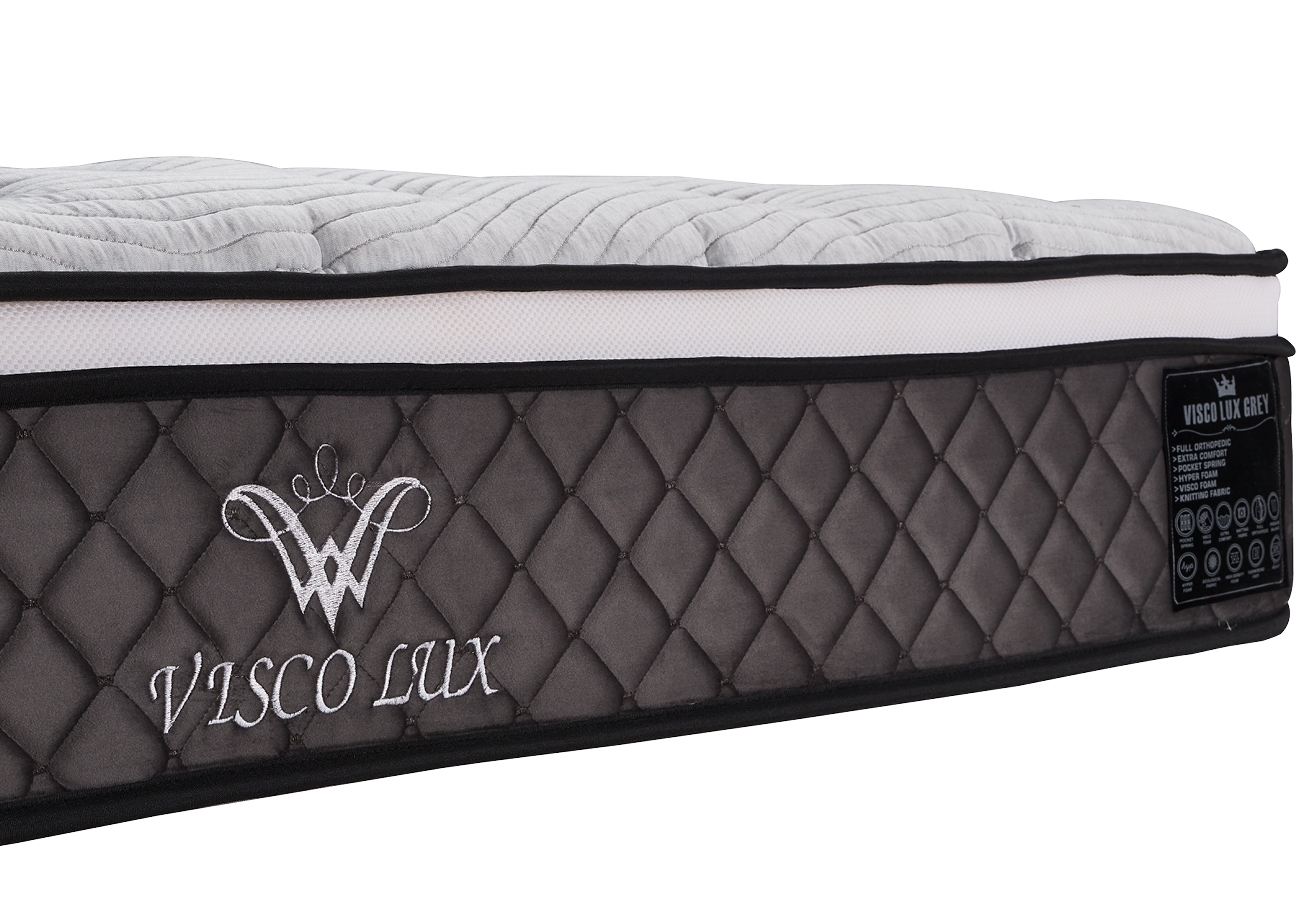 Madrats Visco Lux Grey 140x200 - Pilt 5